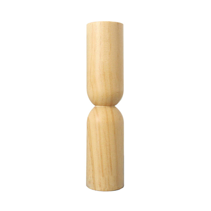 Minimalist Pine Wood Candle Holder