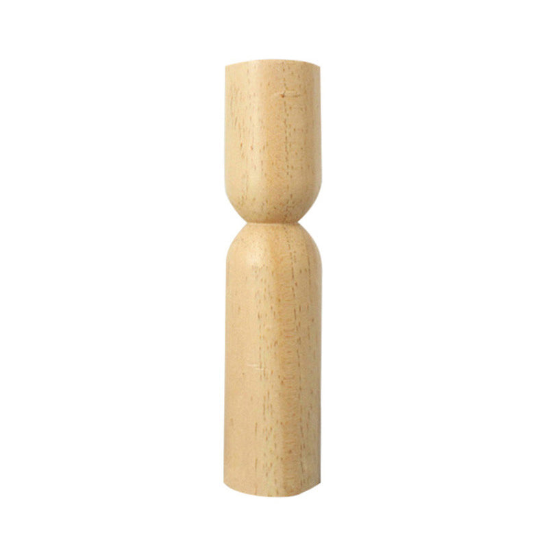 Minimalist Pine Wood Candle Holder