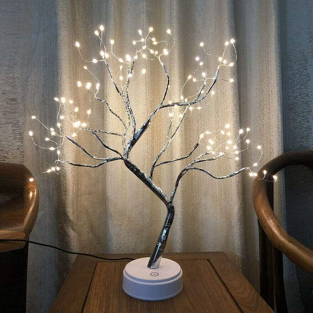 LED Spirit Tree Night Light with Warm White Lights