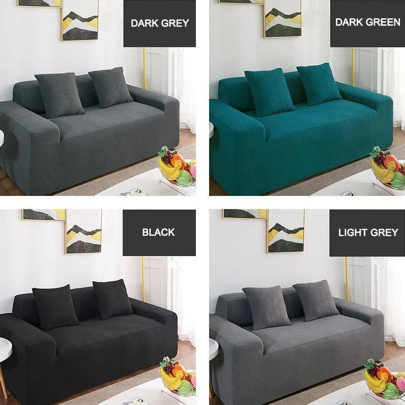 Elastic Sofa Cover - Slip-Resistant Stretch Fabric in 8 Colors
