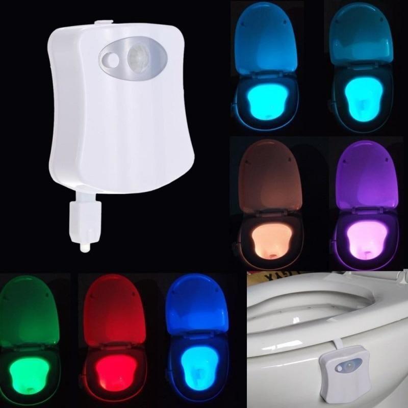 Toilet Night Light with Motion Sensor and 8 Color Options