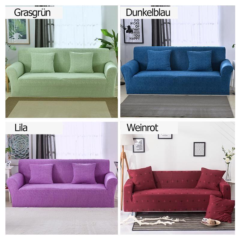 Universal Elastic Slipcover Sofa Protector in Soft Stretch Fabric