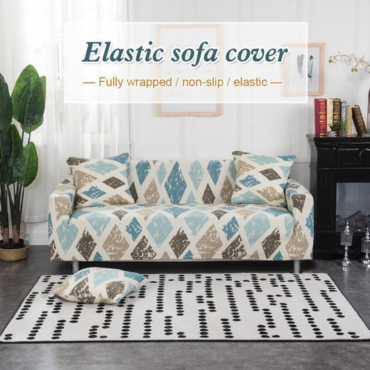 Universal Elastic Slipcover Sofa Protector in Soft Stretch Fabric