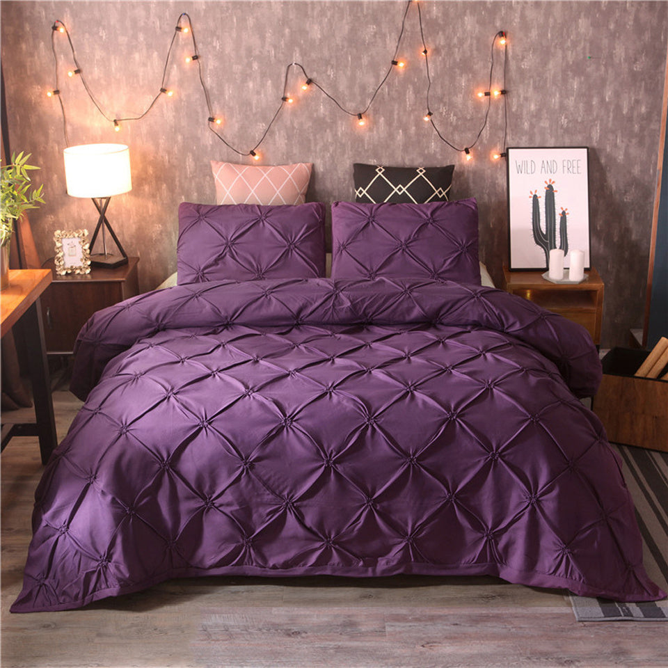 Luxurious Microfiber Duvet Cover Set with Pillowcases