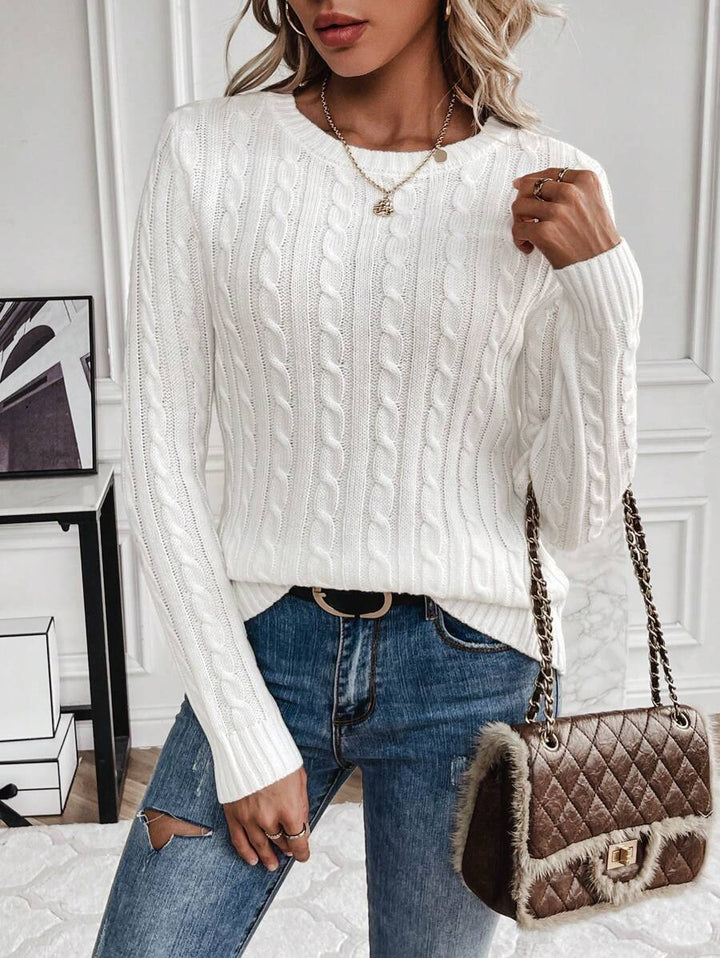 Celina | Ladies' Cable-Knit Sweater