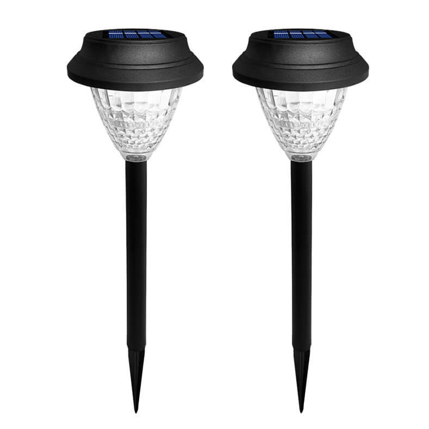 Solar Waterproof LED Outdoor Garden Light - Modern Circular Design