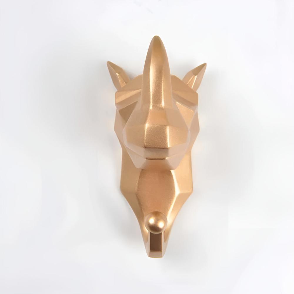 Animal Head Wall Hook Key Holder Organizer