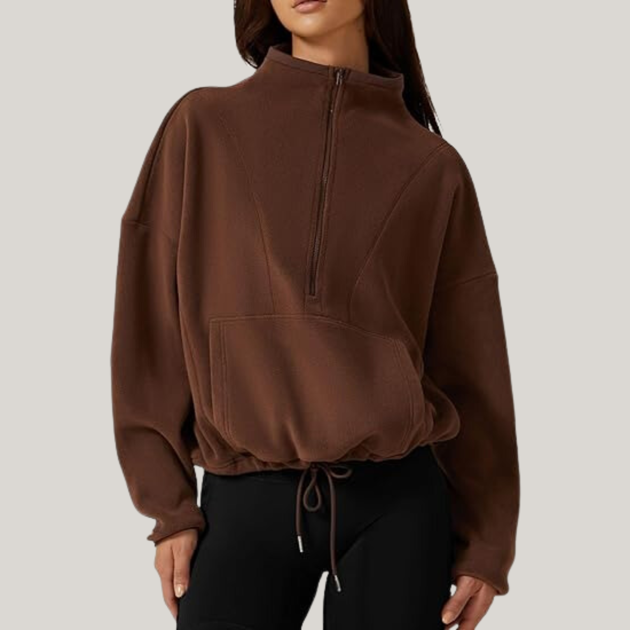 Rhea - Half-Zip Fleece Sweater