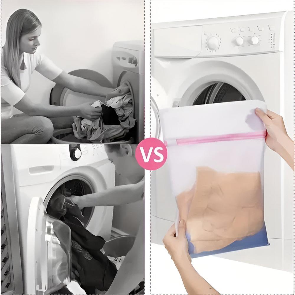 Zipped Mesh Laundry Bags for Delicates and Travel