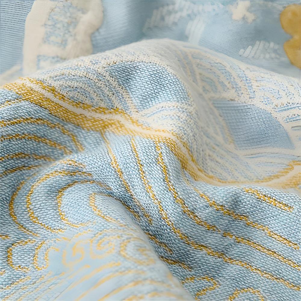 Reversible Cotton Blend Coastal Dreams Blanket