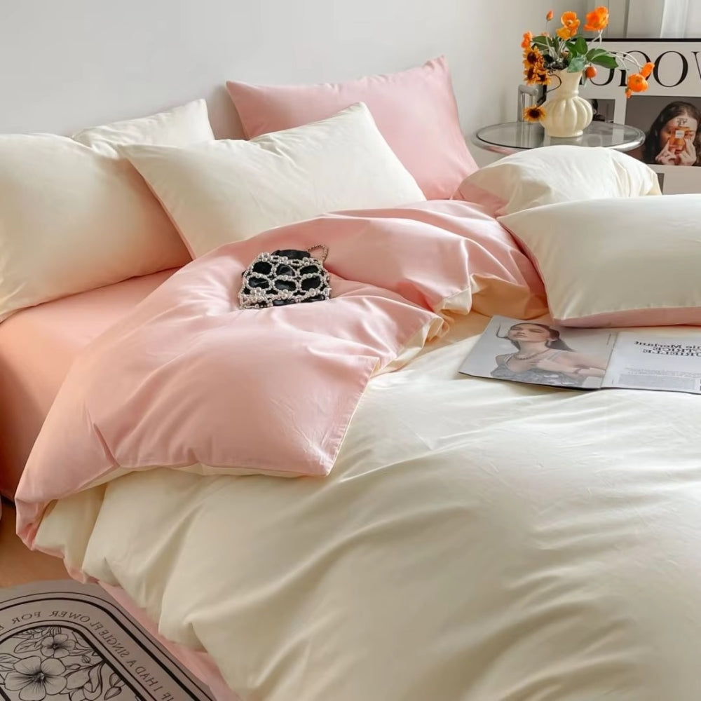 Lustova 400 Thread Count Cotton Duvet Cover Set