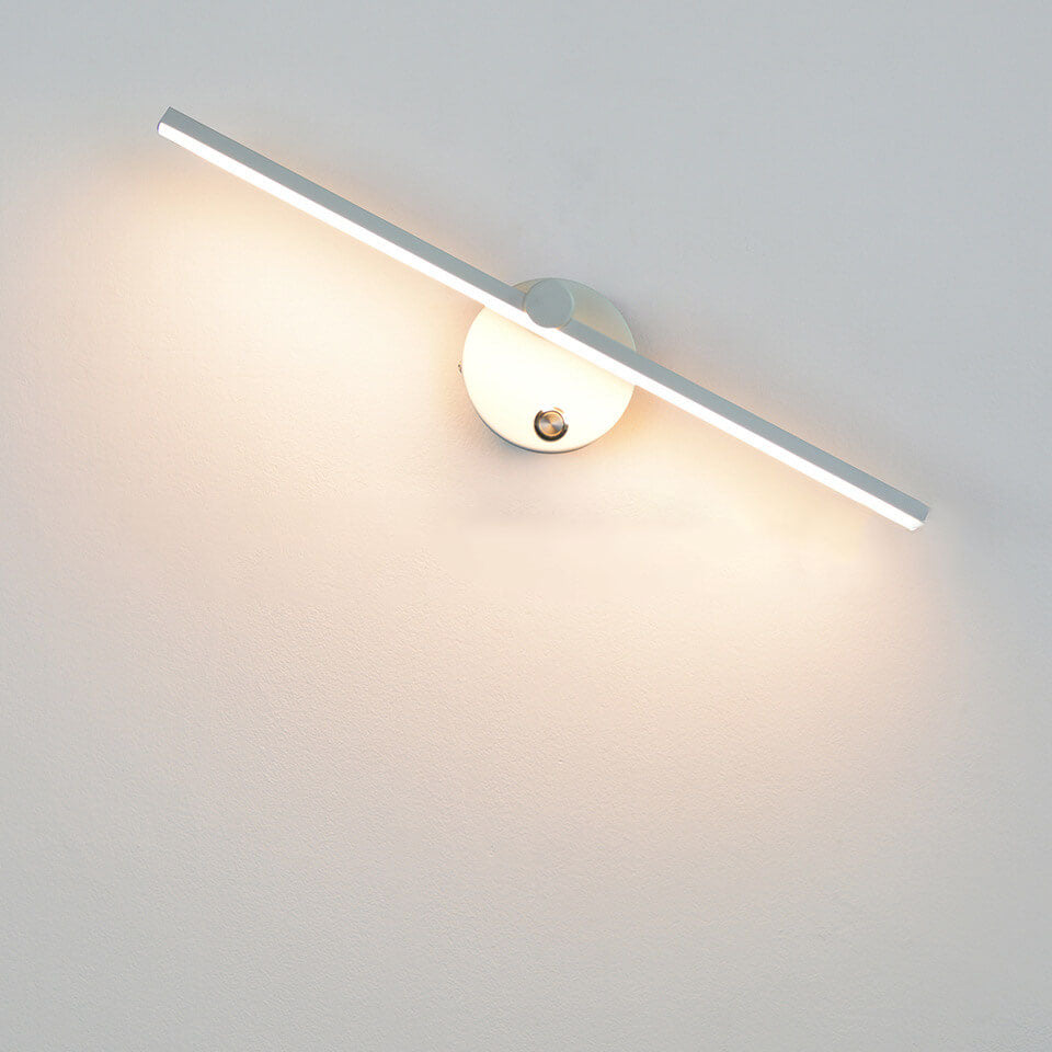 Aluminium Modern LED Wall Light in Black, White, or Gold