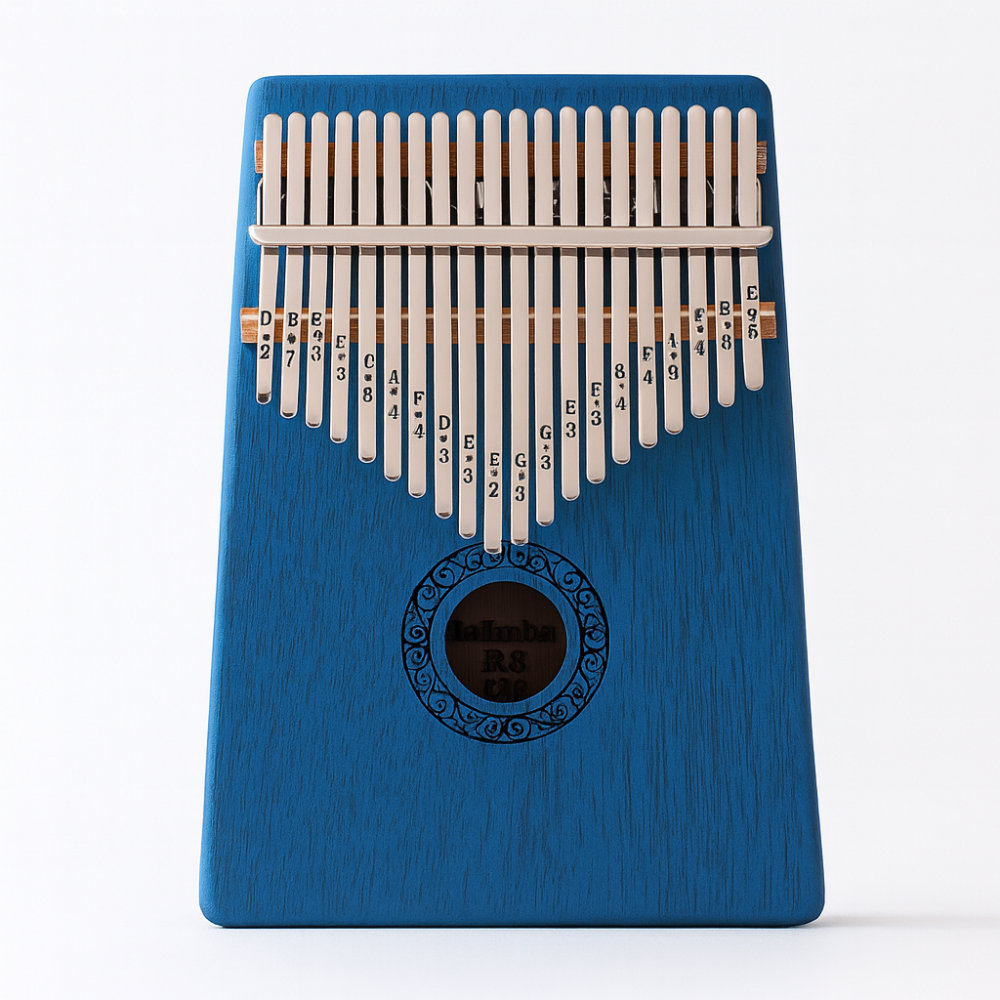 17-Key Wooden Kalimba Thumb Piano for Relaxation and Music Exploration