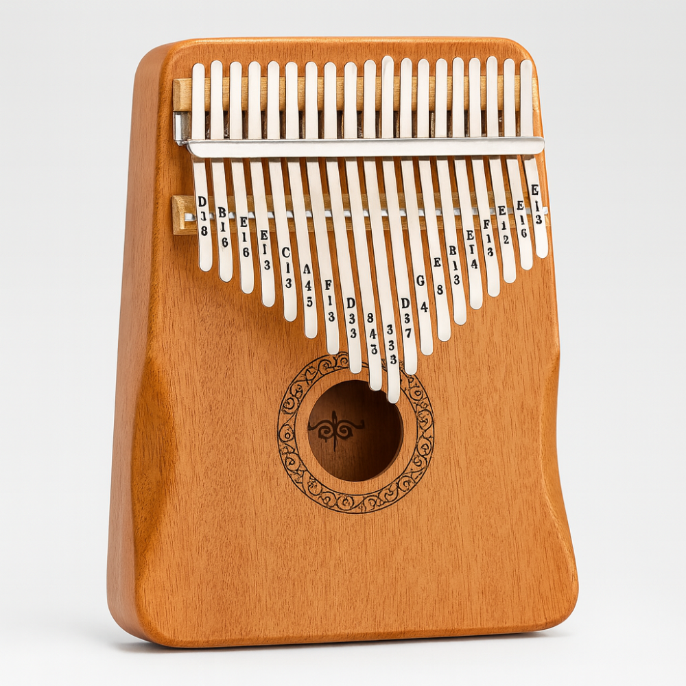 17-Key Wooden Kalimba Thumb Piano for Relaxation and Music Exploration