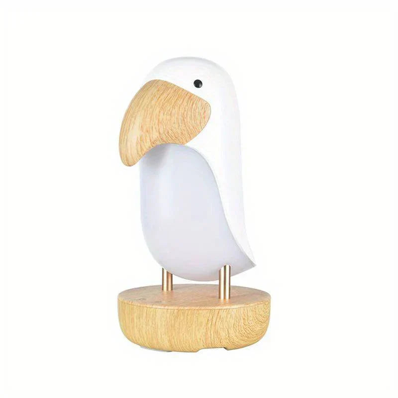 Rechargeable Woodpecker Night Light Lamp