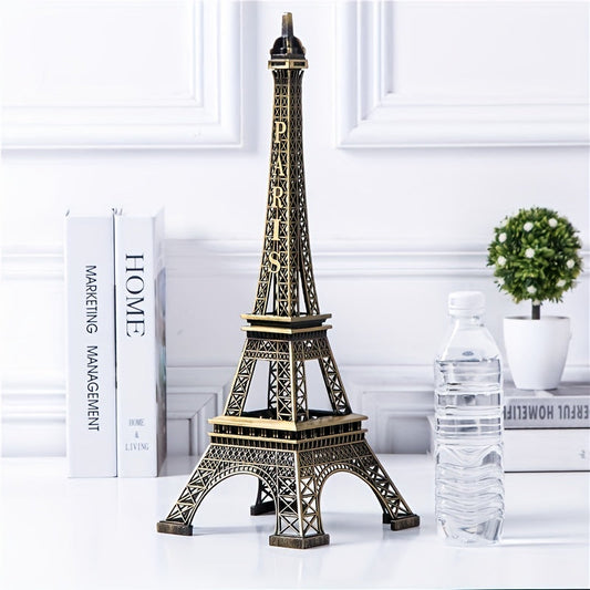 Eiffel Tower Metal Sculpture with Polished Finish