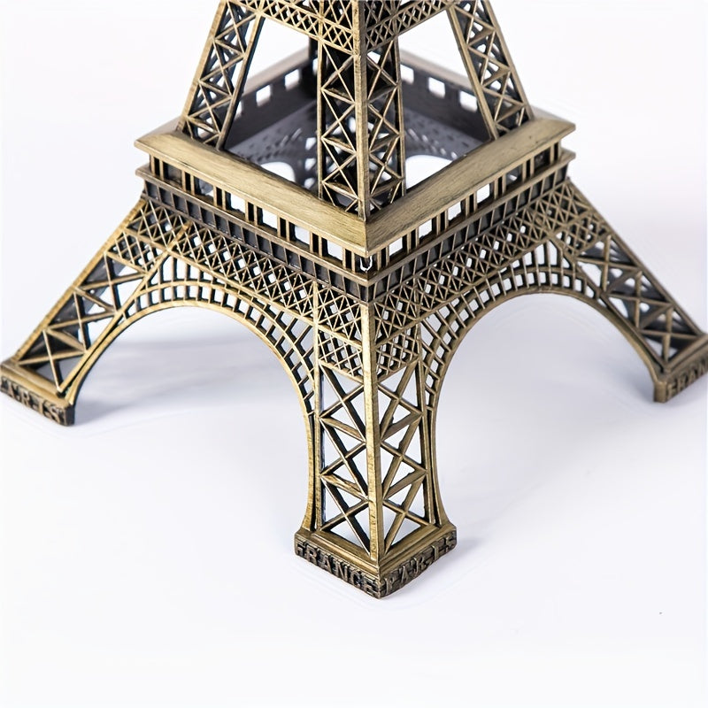 Eiffel Tower Metal Sculpture with Polished Finish