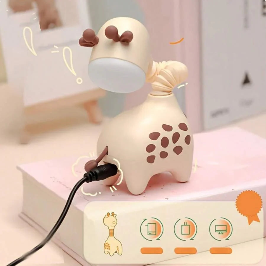 Adorable Rechargeable Giraffe Night Light