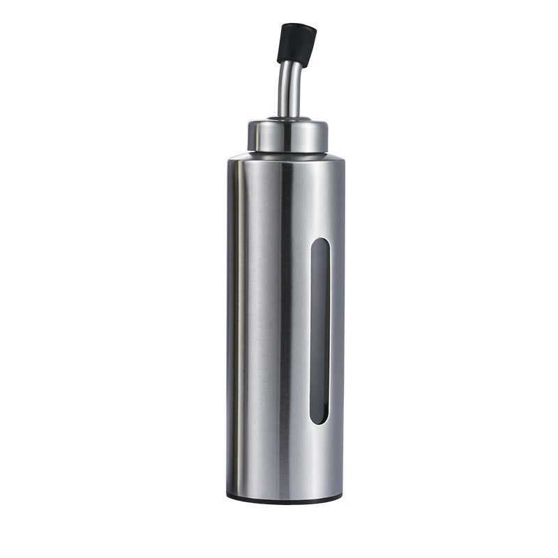 Stainless Steel Spout Glass Carafe for Oil and Vinegar