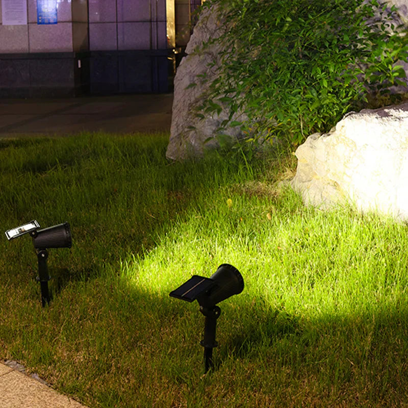 Solar LED Landscape Spotlight with 9 Color Options and Adjustable Head