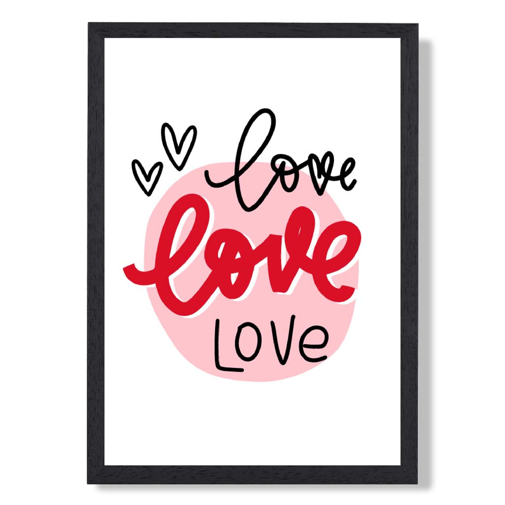 Framed Circle of Love Art Print