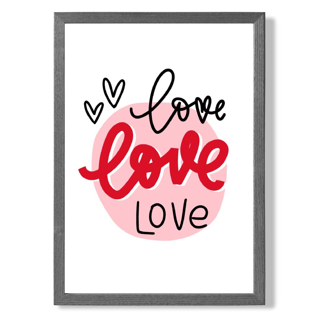 Framed Circle of Love Art Print
