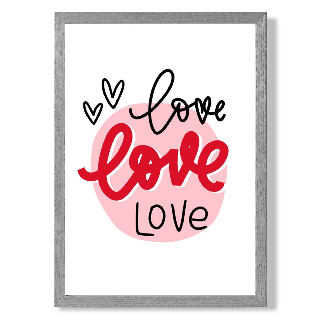 Framed Circle of Love Art Print