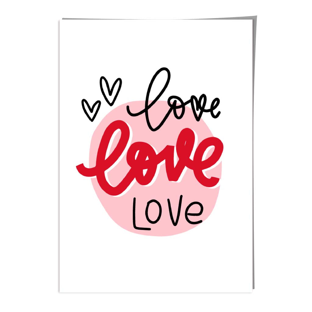 Circle of Love Romantic Art Print