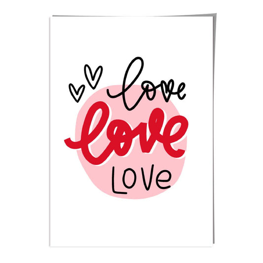Circle of Love Romantic Art Print