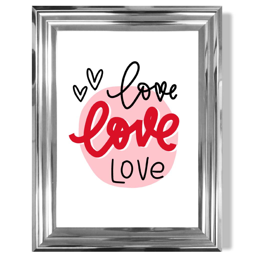 Framed Circle of Love Art Print