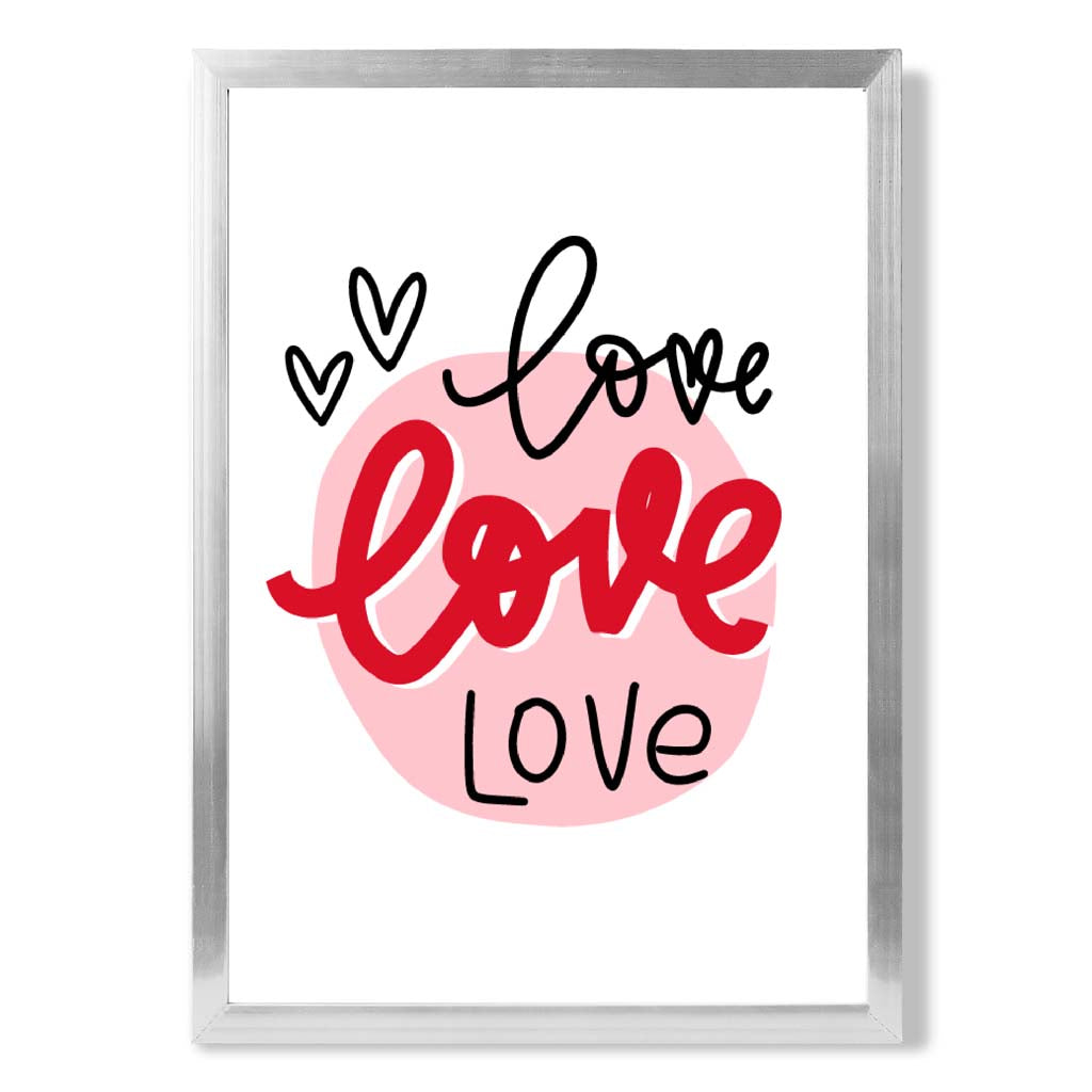 Framed Circle of Love Art Print