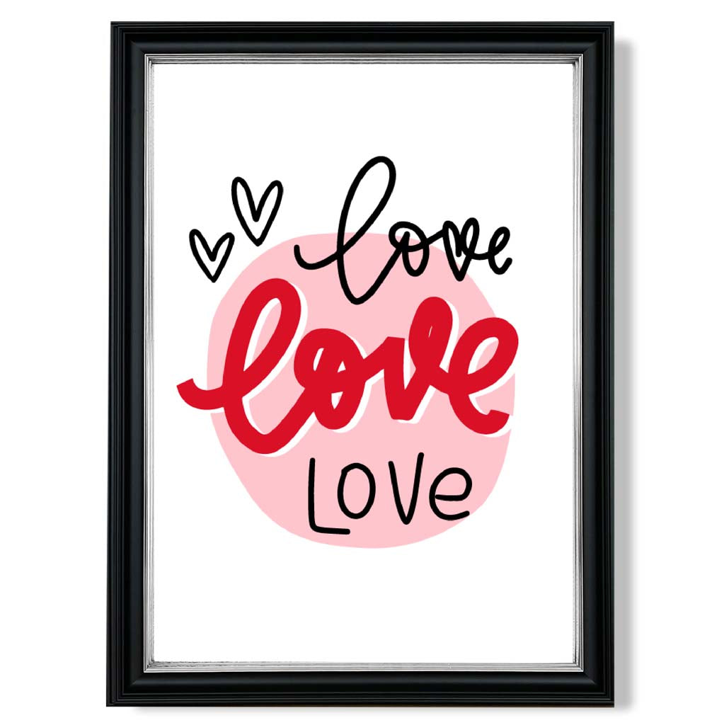 Framed Circle of Love Art Print