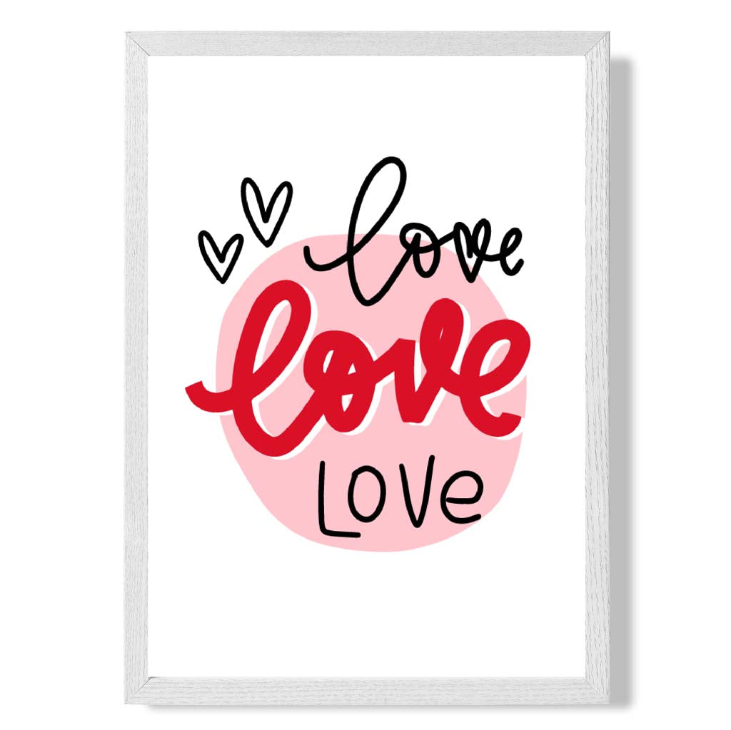 Framed Circle of Love Art Print