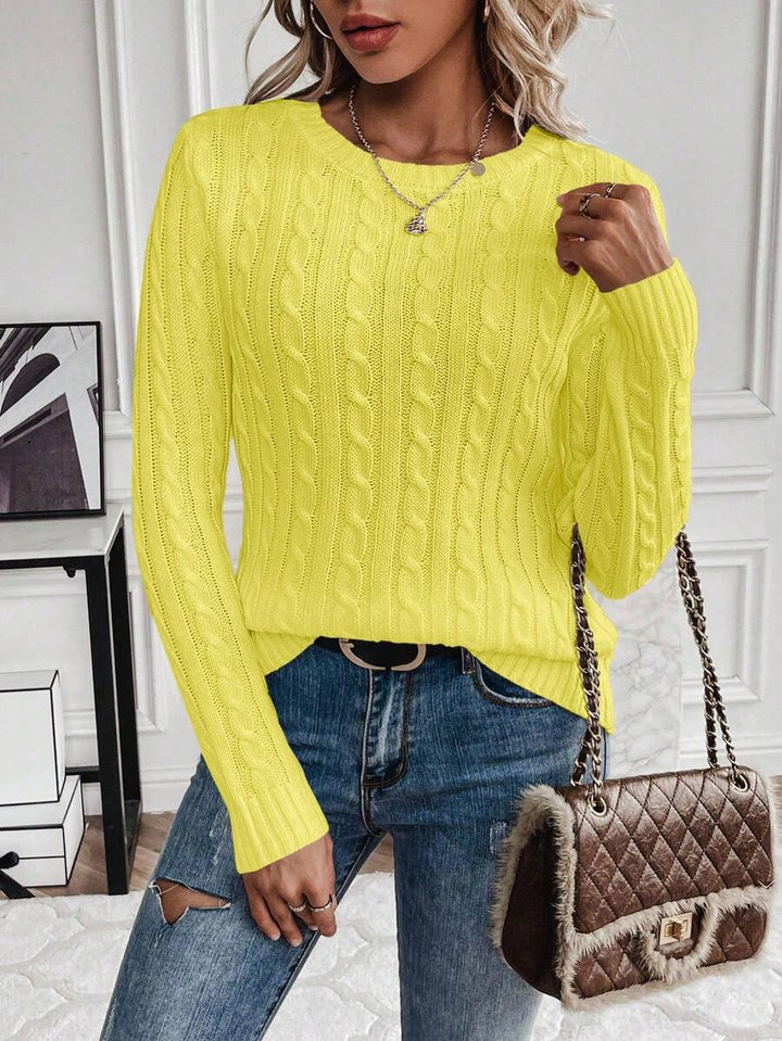 Celina | Ladies' Cable-Knit Sweater