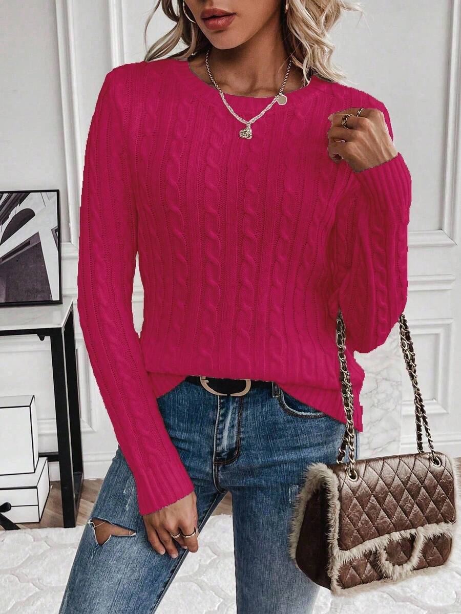 Celina | Ladies' Cable-Knit Sweater