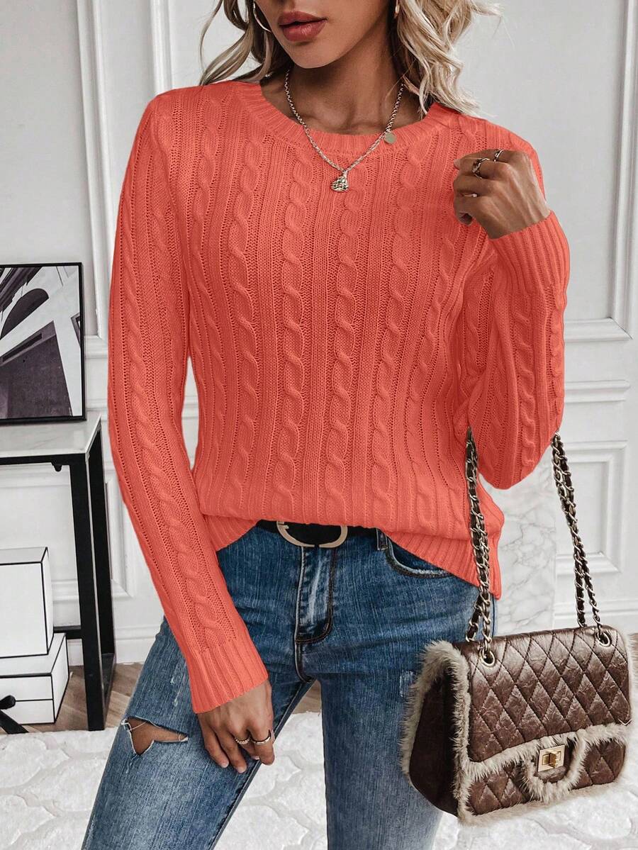 Celina | Ladies' Cable-Knit Sweater