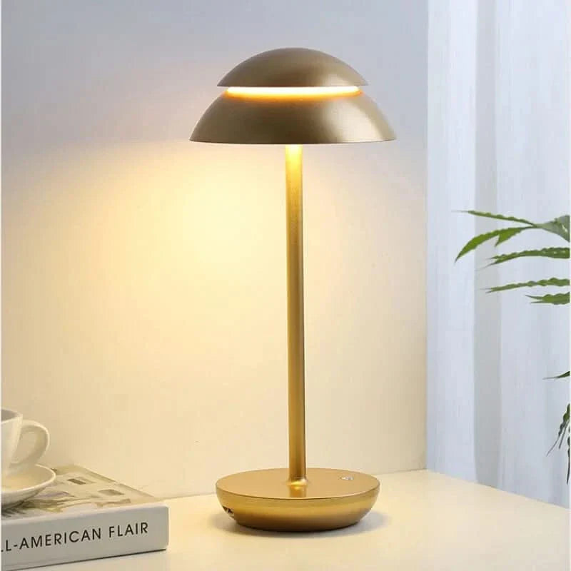Cordless Scandinavian LED Table Lamp with Touch Dimming
