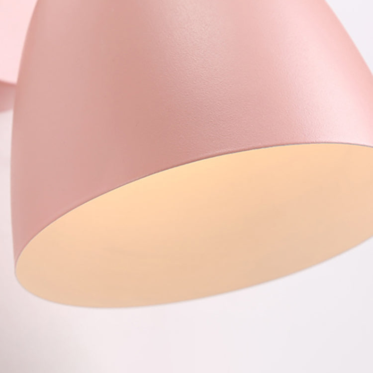 Modern Minimalist Round Aluminum Wall Lamp with Wood Shade