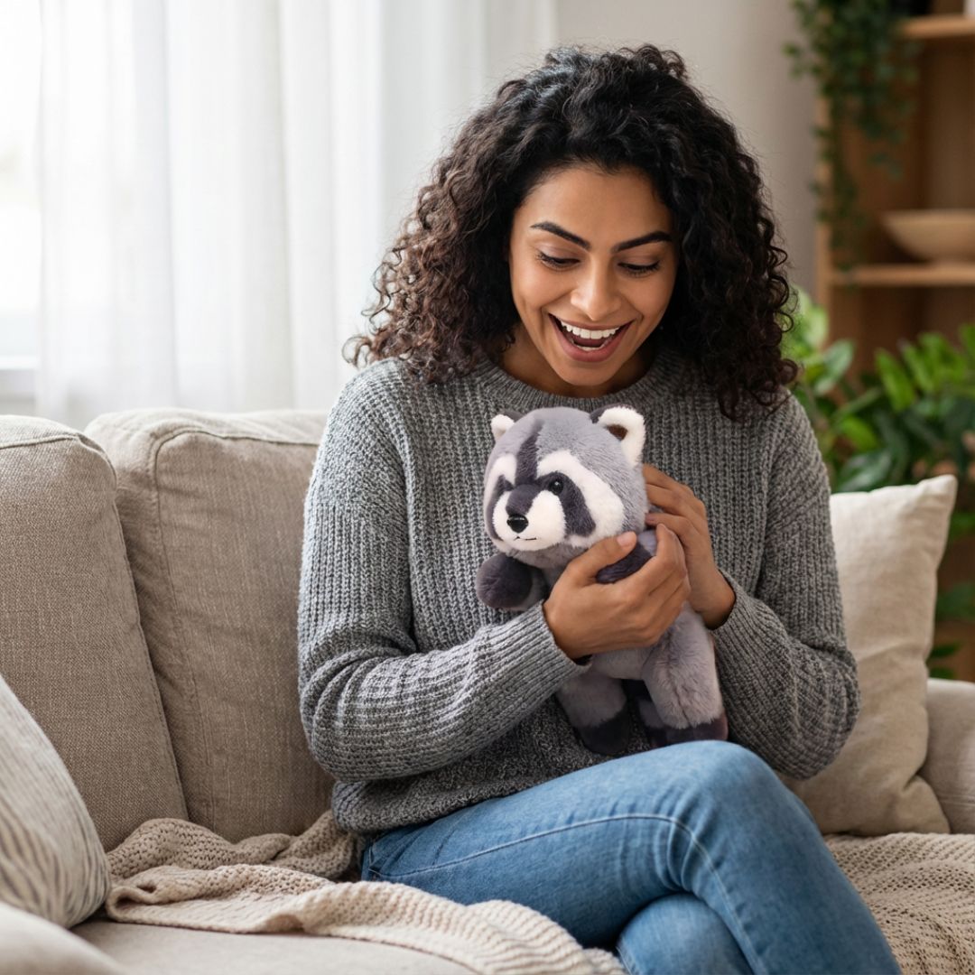 Long Plush Animal Cuddle Toy for Comfort and Relaxation