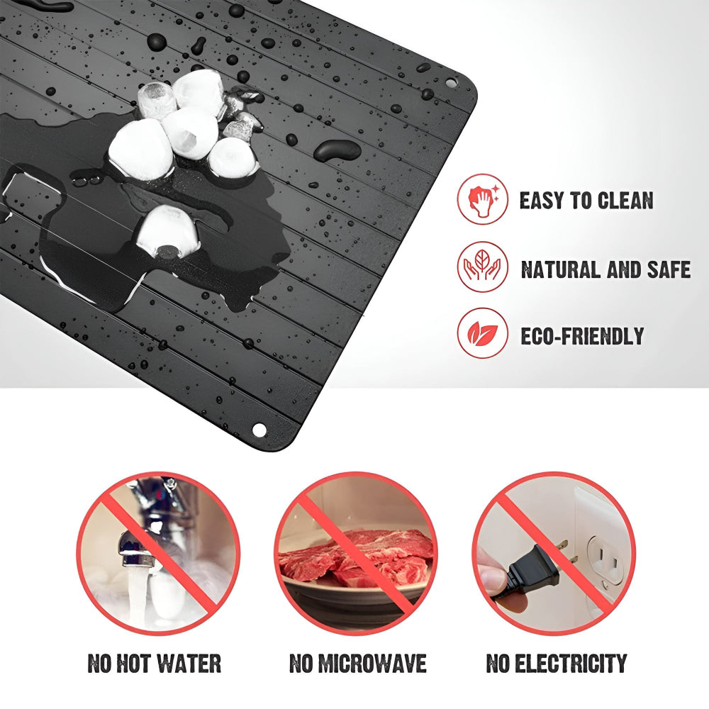 Eco-Friendly Fast Defrosting Tray for Quick and Even Thawing