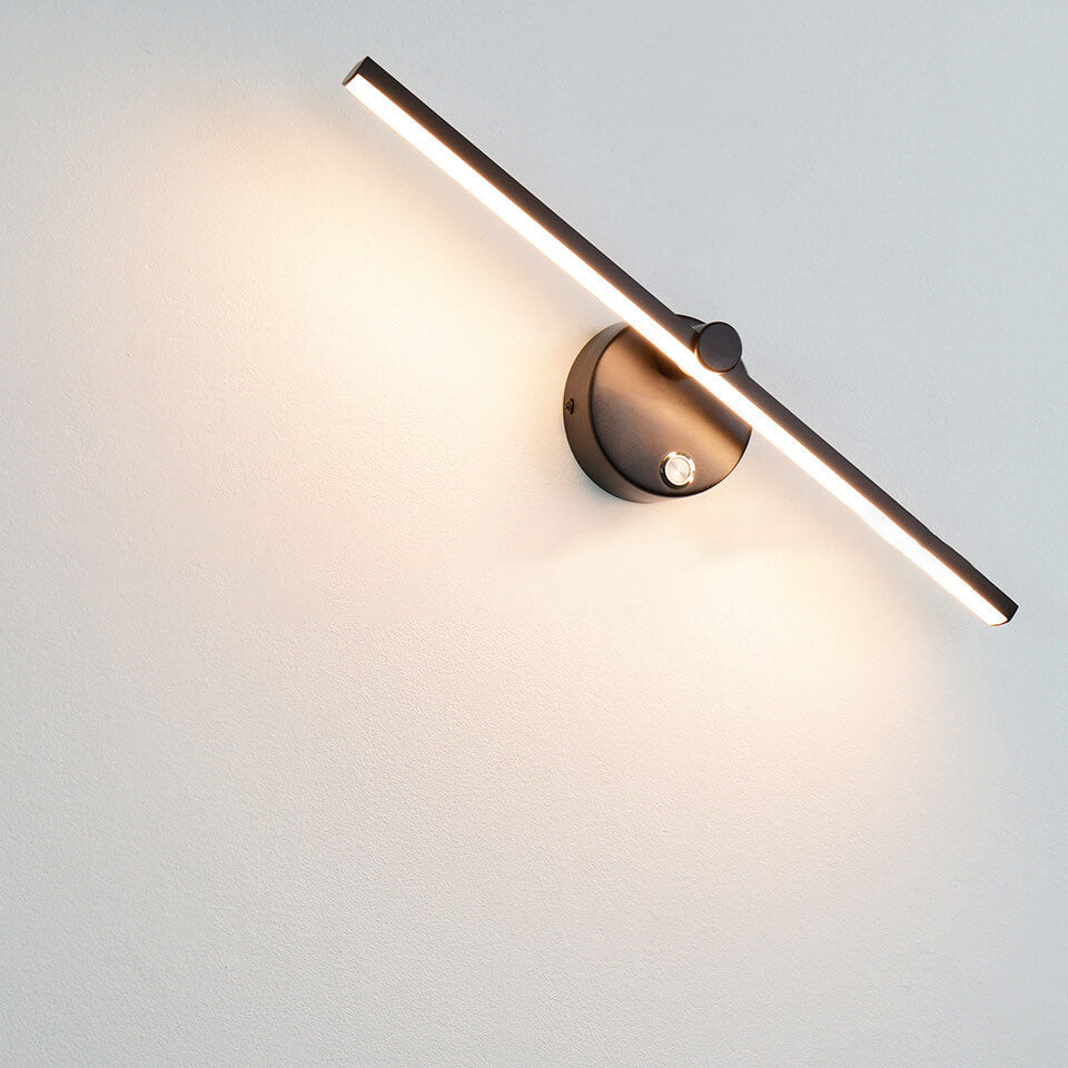 Aluminium Modern LED Wall Light in Black, White, or Gold