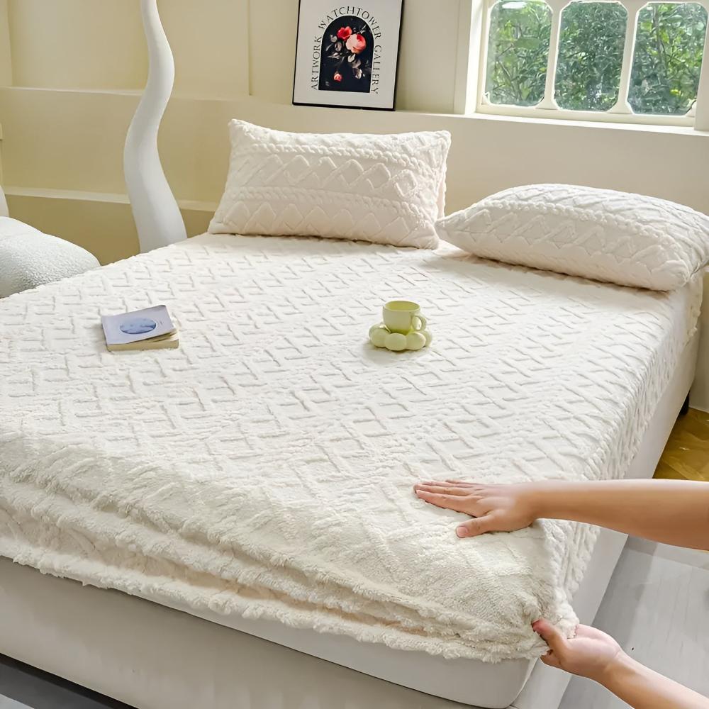 Premium Velvet Sherpa Quilted Sheet Set