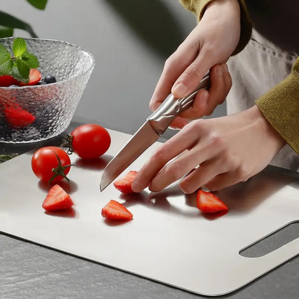 Premium SUS304 Stainless Steel Chopping Board