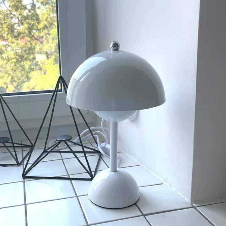 Mushroom-Style Nordic Table Lamp with Adjustable Brightness