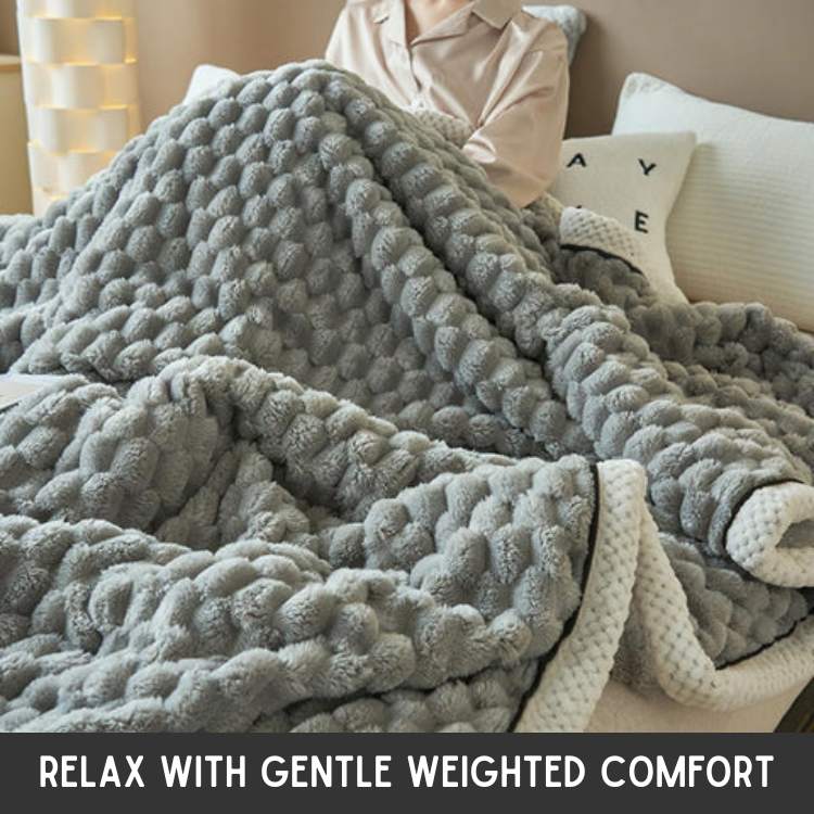 Soft Weighted Blanket for Cozy Comfort and Relaxation