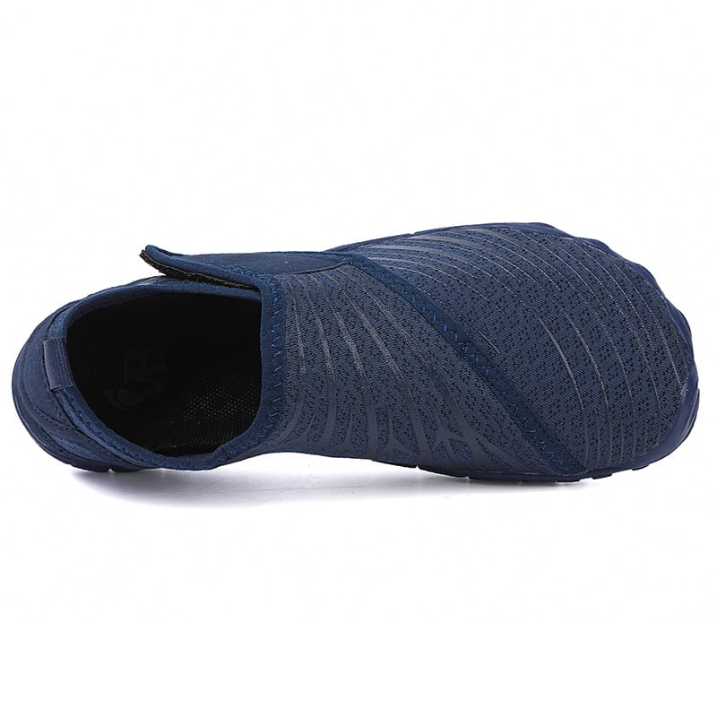 Slip-On Breathable Sports Shoes with Ribbed Detailing