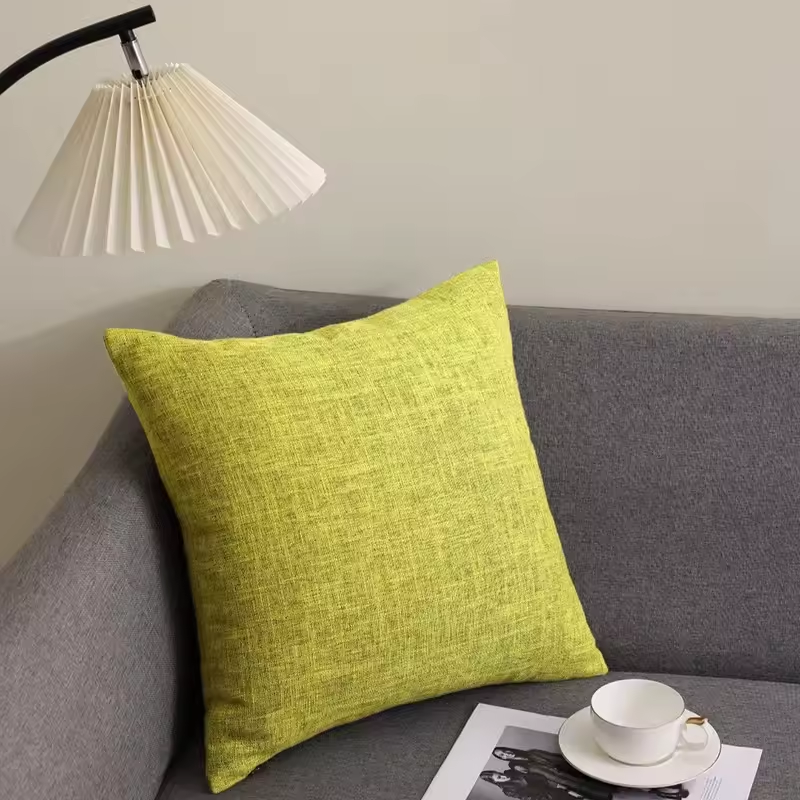 Cotton Linen Decorative Pillowcases for Sofa and Chair