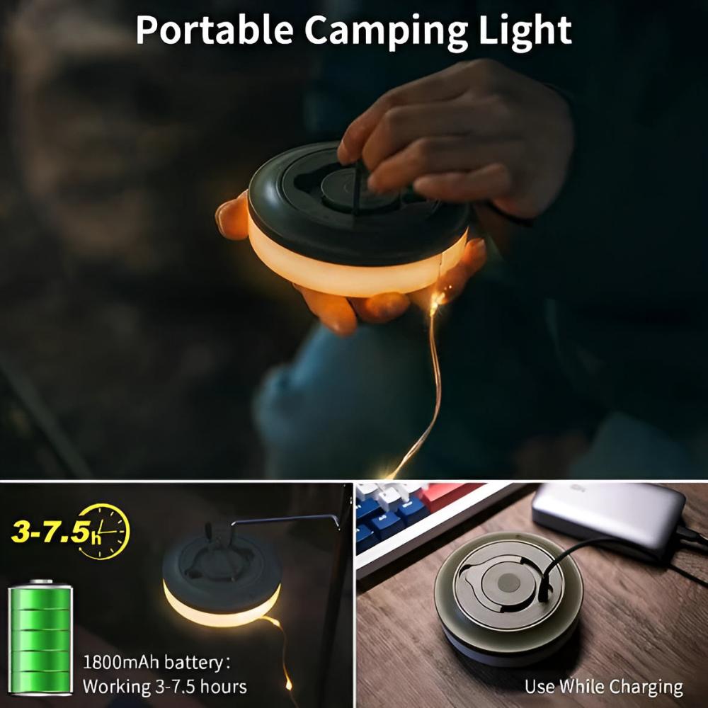 USB Rechargeable Waterproof Camping String Lights