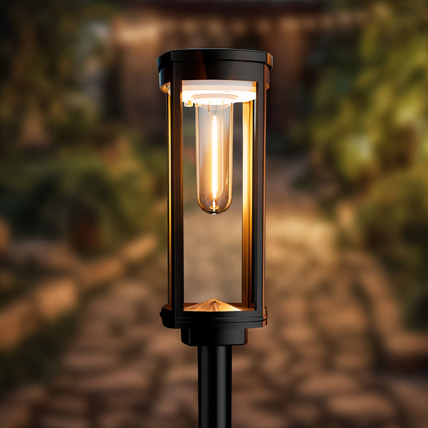 EcoShine Solar Path Lights - Weatherproof Garden Lamps (2 Pack)
