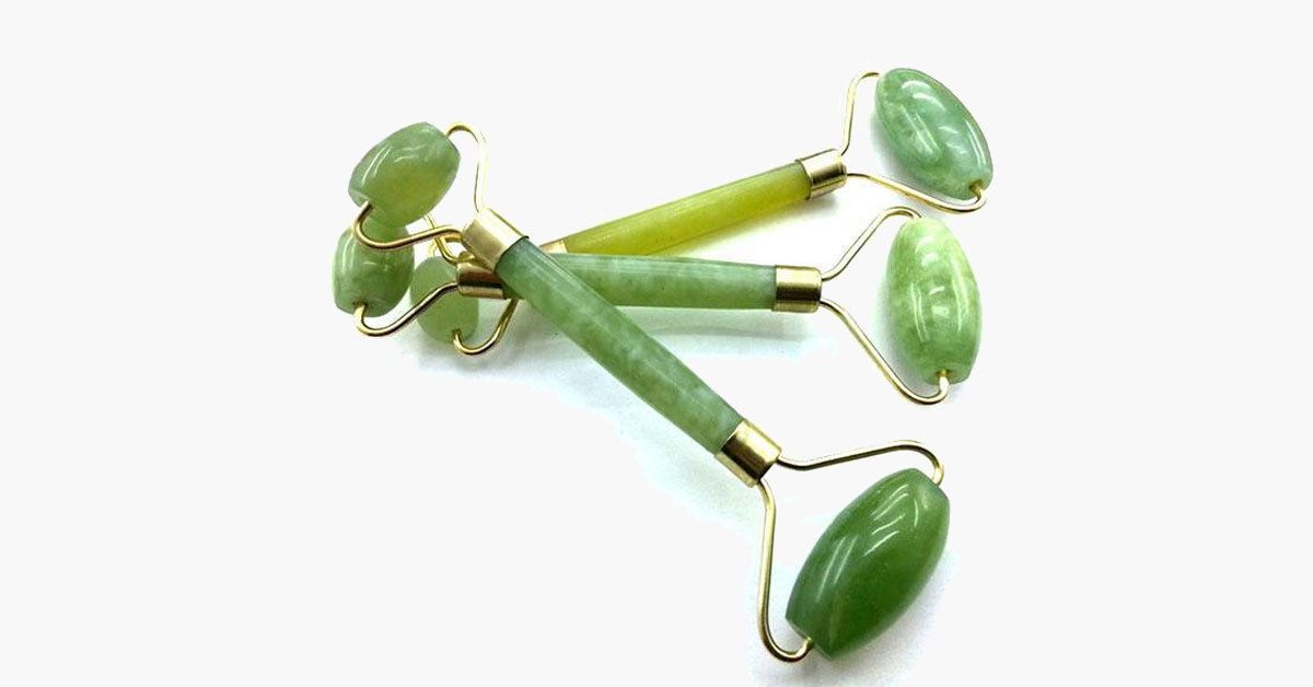 Jade Facial Roller for Skin Tightening and Lymphatic Drainage